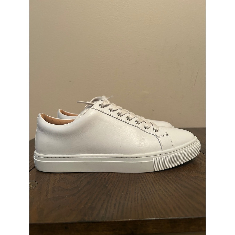 Thursday Boot Company Premier Low Top White Leather Sneakers shoes Men's Size 8